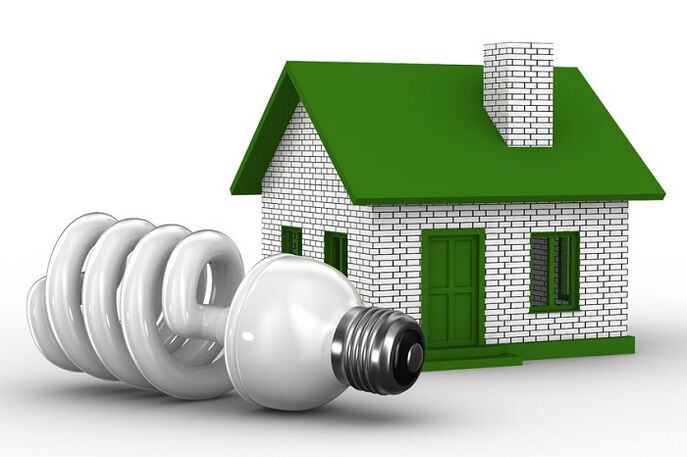enerģijas taupīšanas spuldze, lai uzlabotu energoefektivitāti mājās